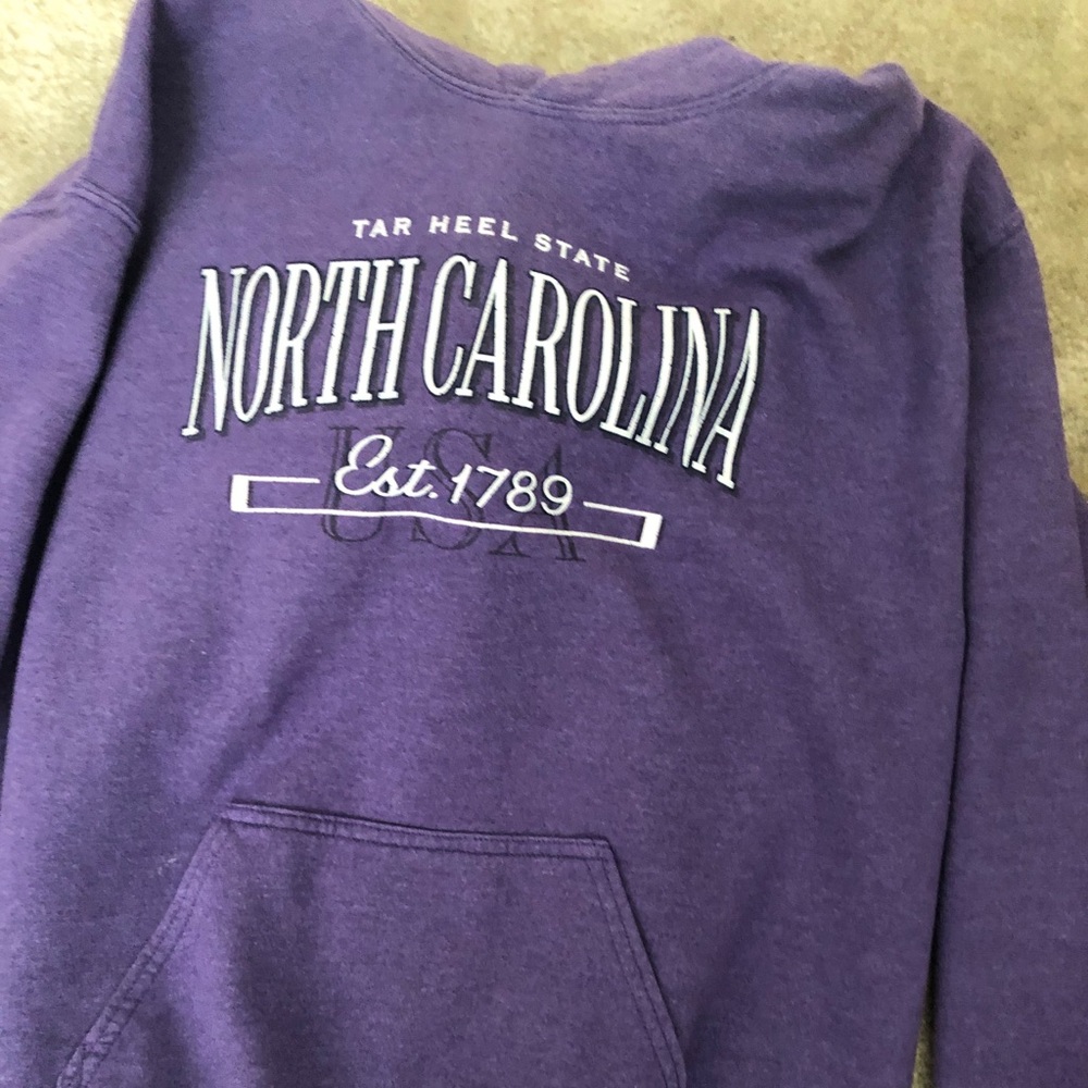 Dark purple NC hoodie
